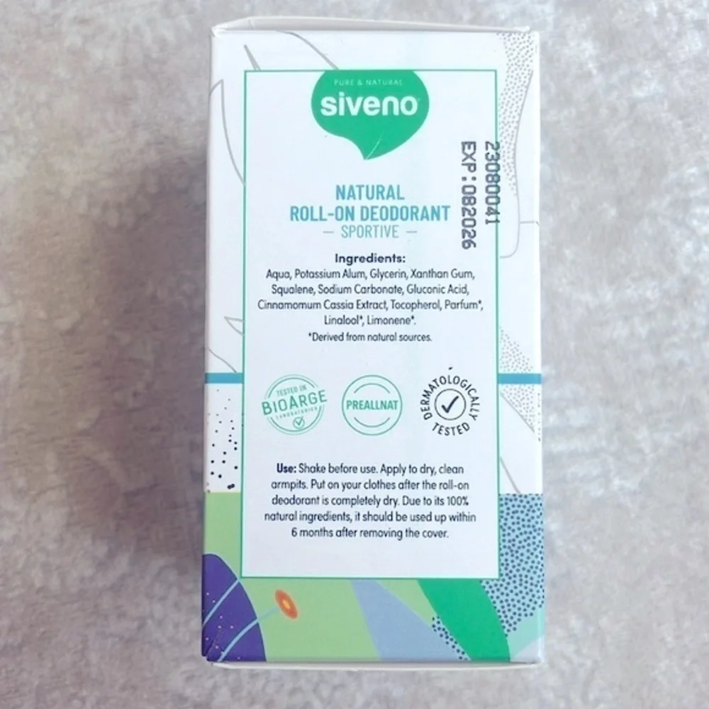 Brand New Set of 100% Natural Roll-On Deodorant & Shower Gel Vegan Nourishing